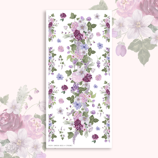 Fairy Garden  - Deco stickers 4 (trims)