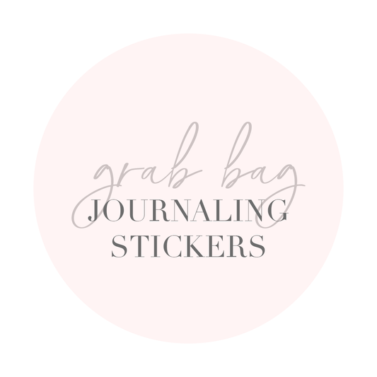 Grab Bag - (6 Journaling stickers)