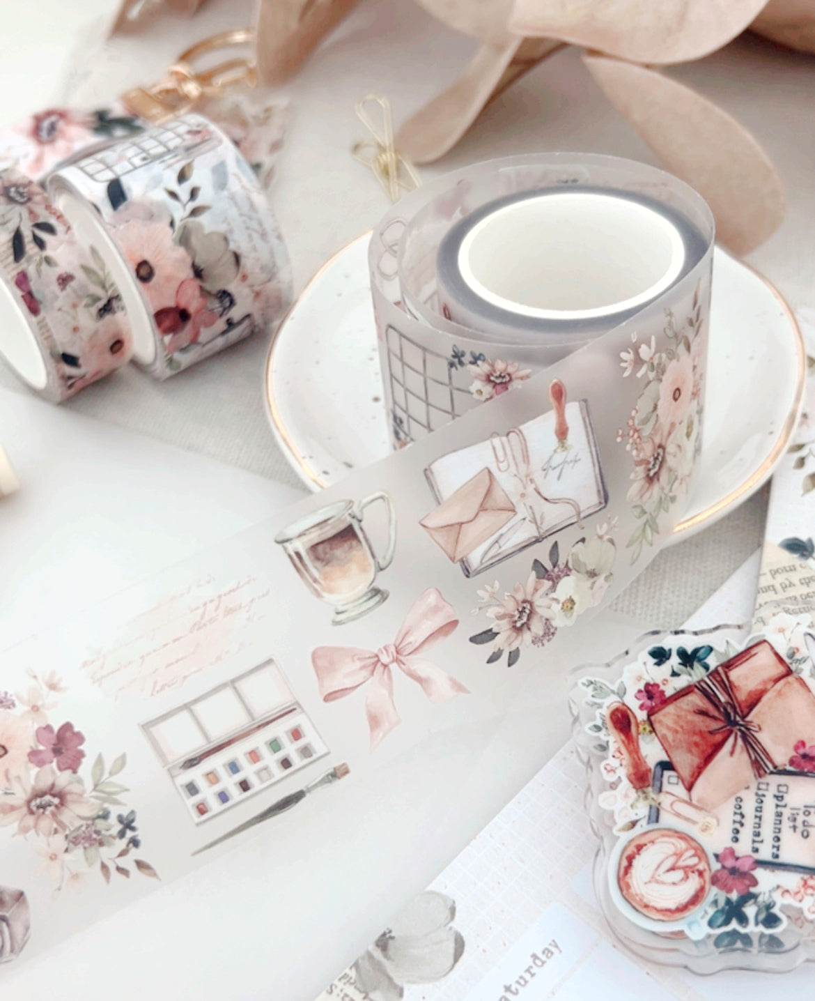 PET WASHI TAPE - Happy Desk | Limited Edition