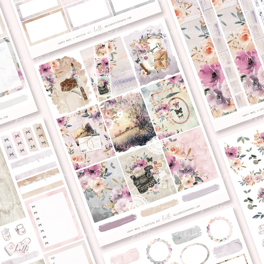 Happy Mail -  planner sticker kit