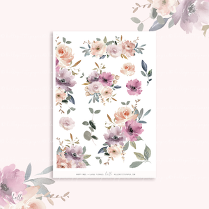 Happy Mail - Large Floral Deco Stickers