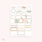 Harvest - FOILED KIT - premium matte paper sticker kit