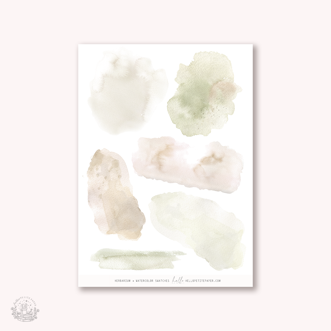 Herbarium - Watercolor Swatches