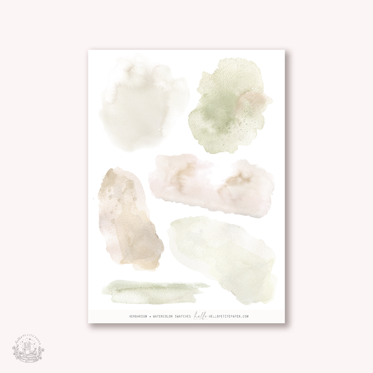 Herbarium - Watercolor Swatches