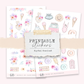 Printable sticker kit - High Tides (2 sticker sheets)