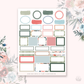 Holiday Magic - silver FOILED KIT - premium matte paper sticker kit