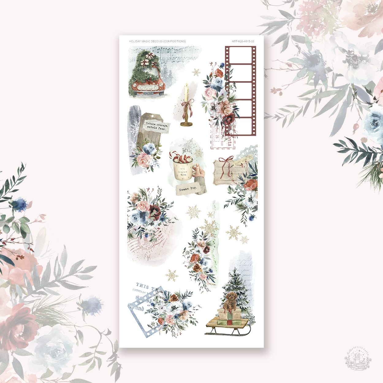 Holiday Magic - Deco stickers 3 (compositions)
