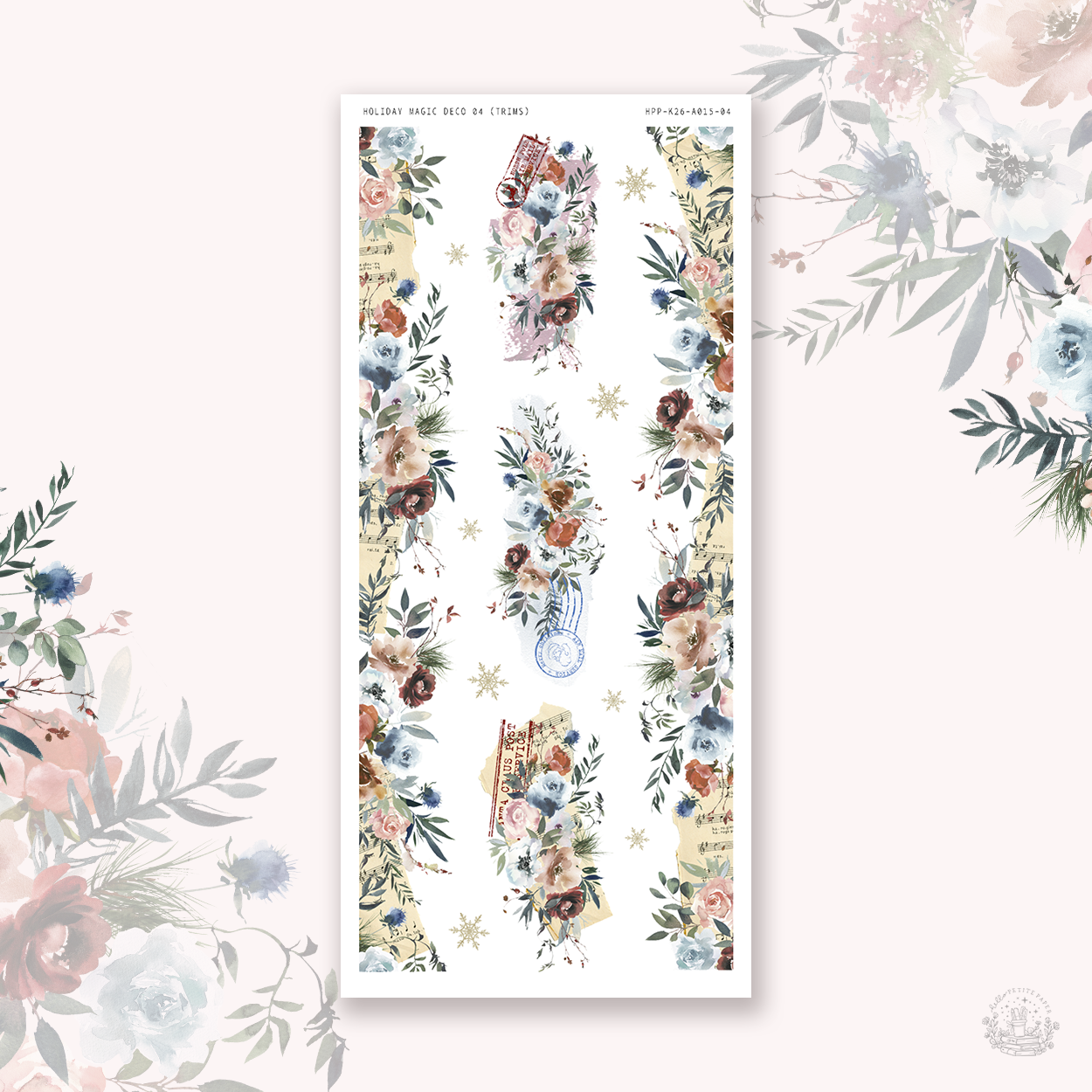 Holiday Magic - Deco stickers 4 ( trims)