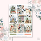 Holiday Magic - silver FOILED KIT - premium matte paper sticker kit