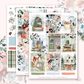 Holiday Magic - silver FOILED KIT - premium matte paper sticker kit