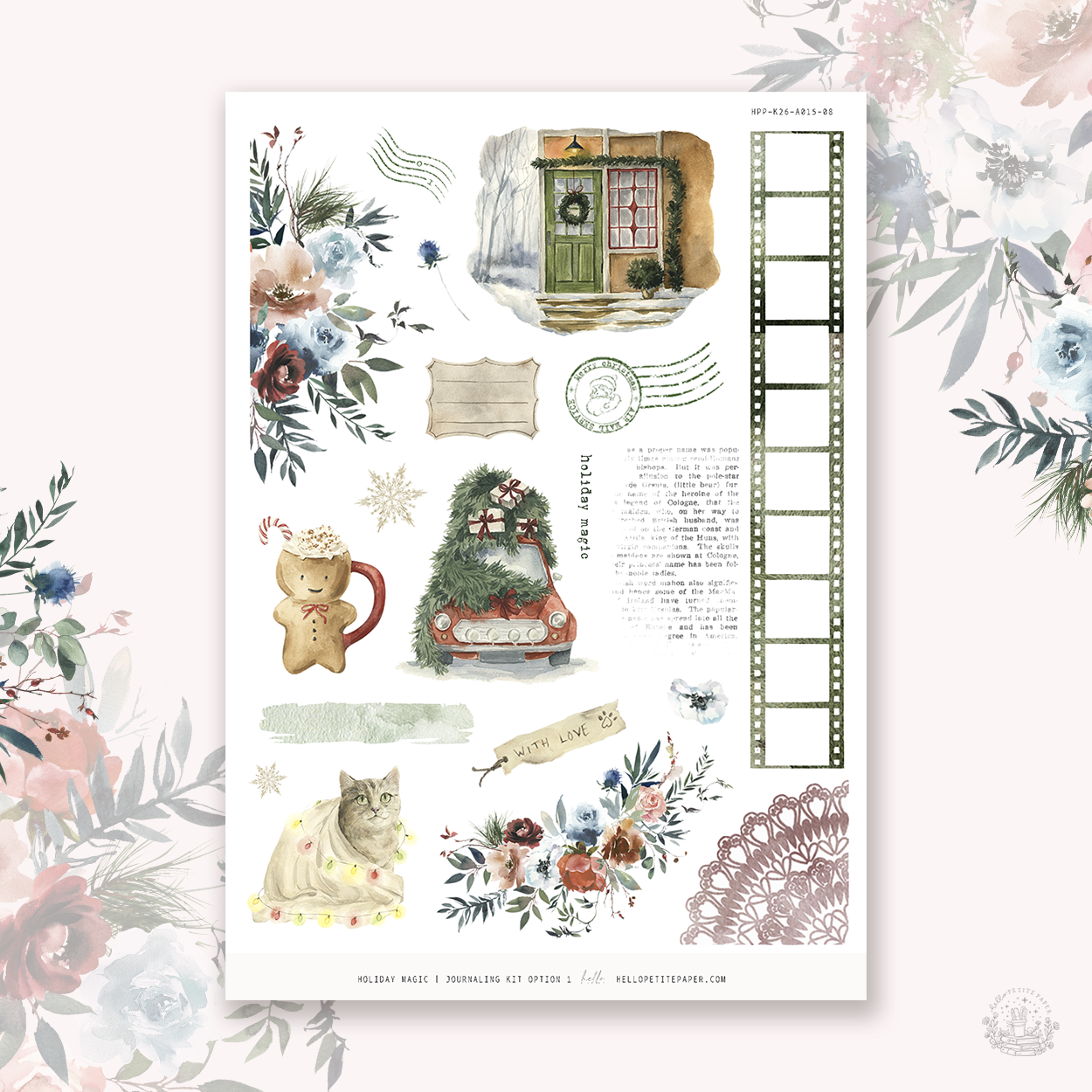 Holiday Magic  - Journaling Sticker Kit