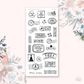 Holiday Magic - Deco stickers 6 (silver foil)