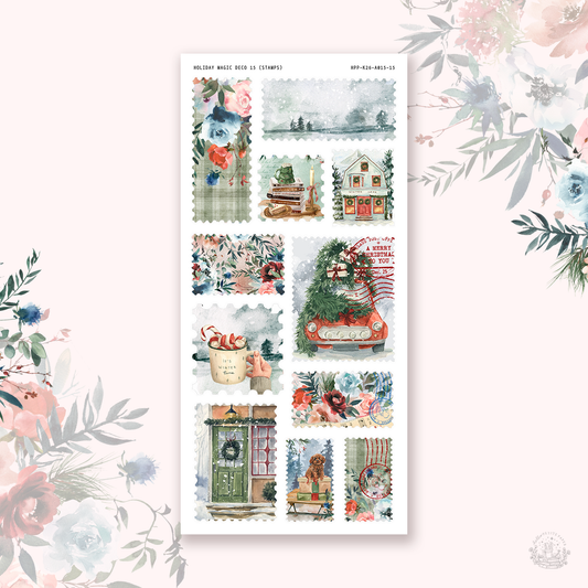Holiday magic - Stamps stickers