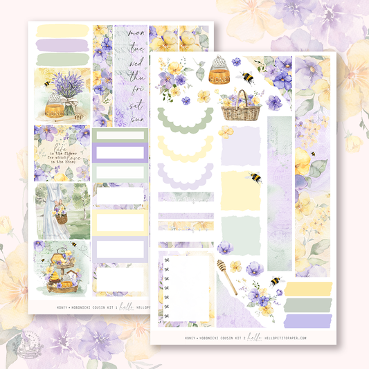 Honey  -  Hobonichi Cousin Sticker Kit