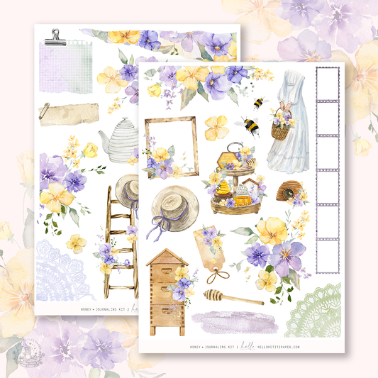 Honey  - Journaling Sticker Kit