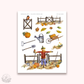 Deco stickers (pumpkin patch)  | planner stickers.