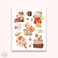 Deco stickers (Fall closet)  | planner stickers.