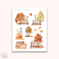Deco stickers (Fall Park)  | planner stickers.