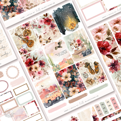 Journey  - planner sticker kit (4 sheets or a la carte)
