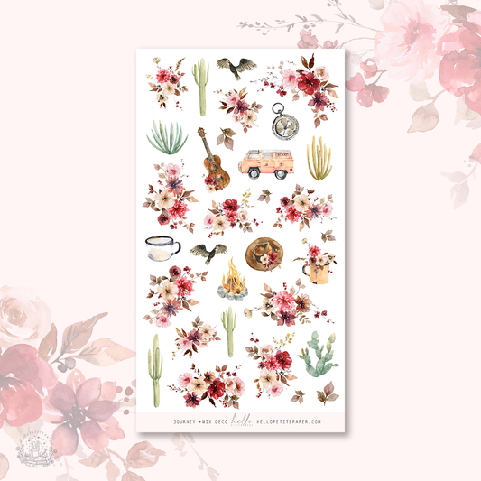 Journey  - MIX deco, planner stickers
