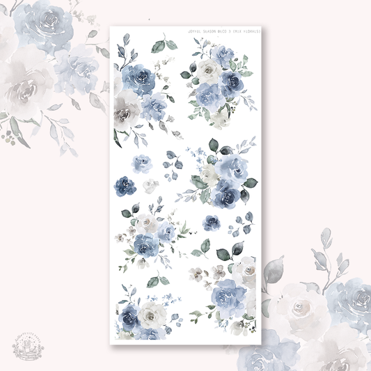 Joyful Season  - Deco stickers 3 (mix florals)