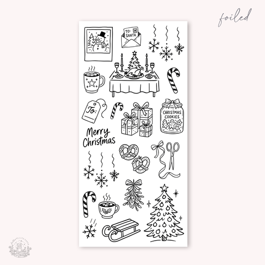 Joyful Season   - Deco stickers 6 (foiled christmas)
