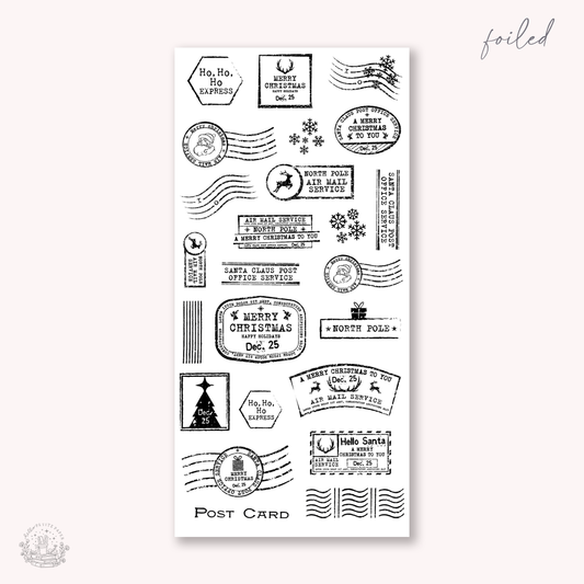 Joyful Season   - Deco stickers 6 (foiled stamps)