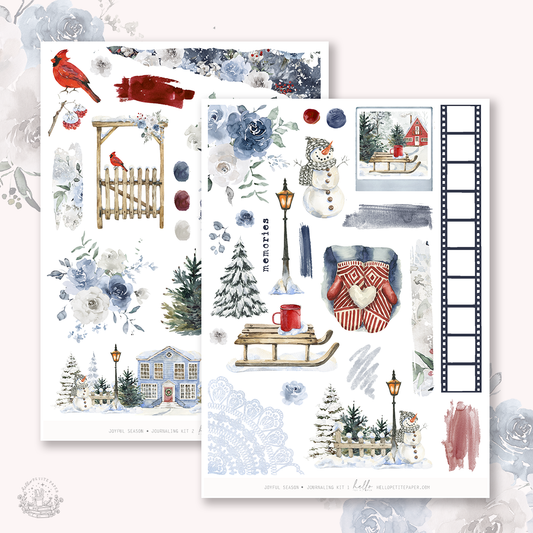 Joyful Season   - Journaling Sticker Kit