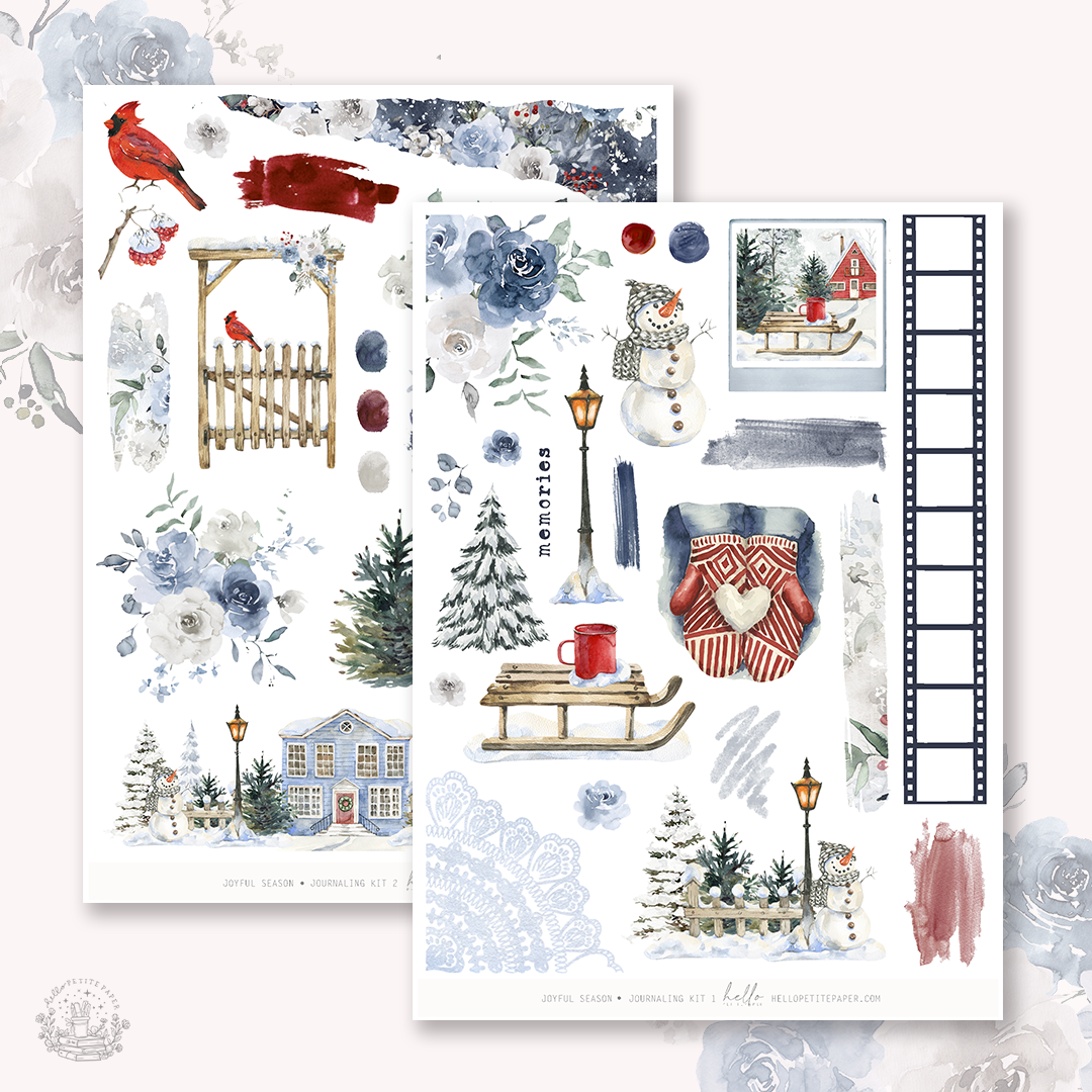 Grab Bag - (6 Journaling stickers)