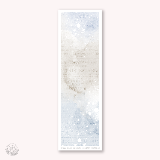 Joyful Season  - sidebar sticker strip