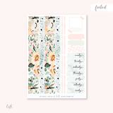 Just Peachy - FOILED KIT - premium matte paper sticker kit