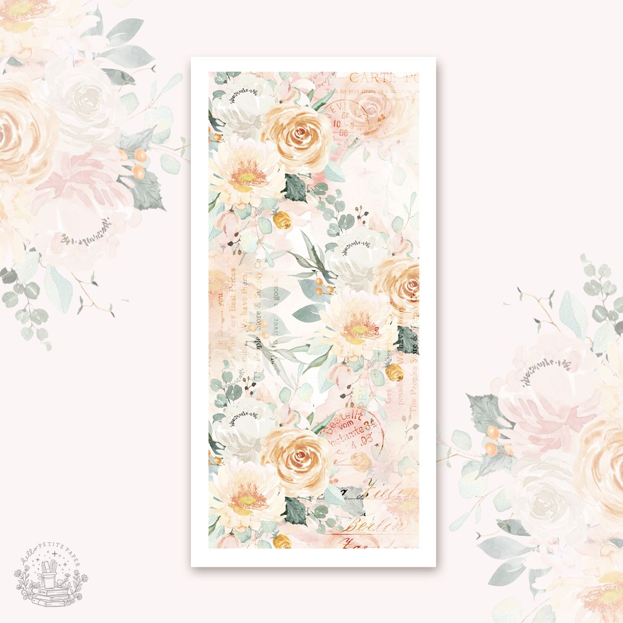 Just peachy - decorative sticker collection (choose from 11 sheets).