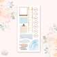 Just peachy - decorative sticker collection (choose from 11 sheets).