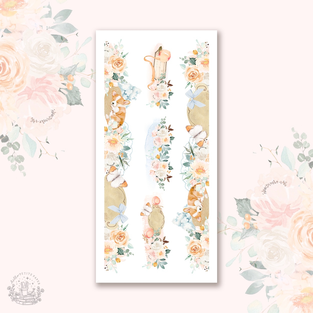 Just peachy - decorative sticker collection (choose from 11 sheets).