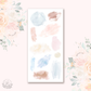 Just peachy - decorative sticker collection (choose from 11 sheets).