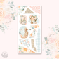 Just peachy - decorative sticker collection (choose from 11 sheets).