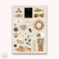 Junk Journaling deco stickers - Cabinet of curiosities (A017)