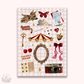 Junk Journaling deco stickers - Cherry (A020)