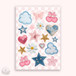 Junk Journaling deco stickers - Fabric Patches (A024)