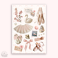 Junk Journaling deco stickers - Swan lake (A026)