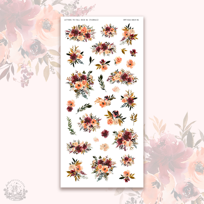 Letters to Fall - Deco stickers (choose from 8 designs).