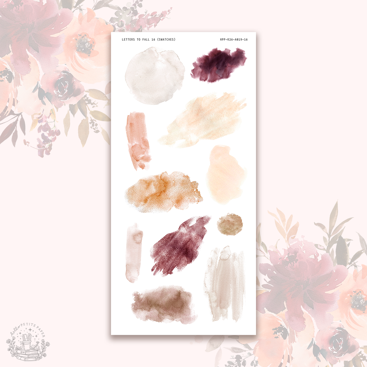 Letters to Fall - Deco stickers (choose from 8 designs).