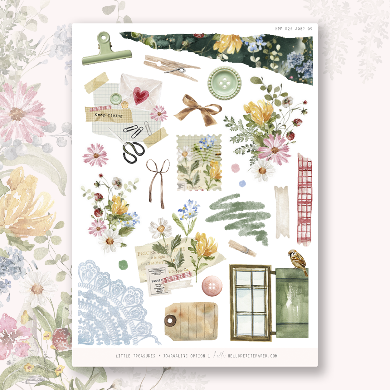 Little treasures - Journaling Stickers
