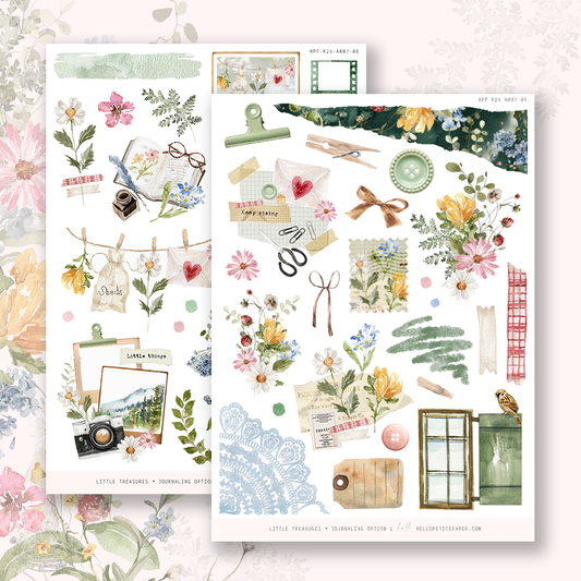 Little treasures - Journaling Stickers
