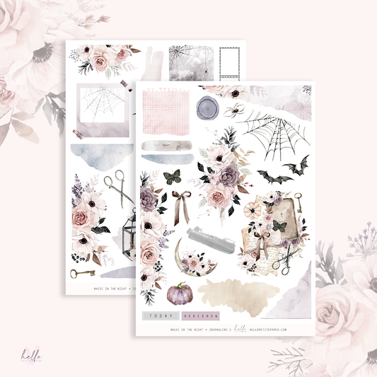 Magic in the night - Journaling Sticker Kit