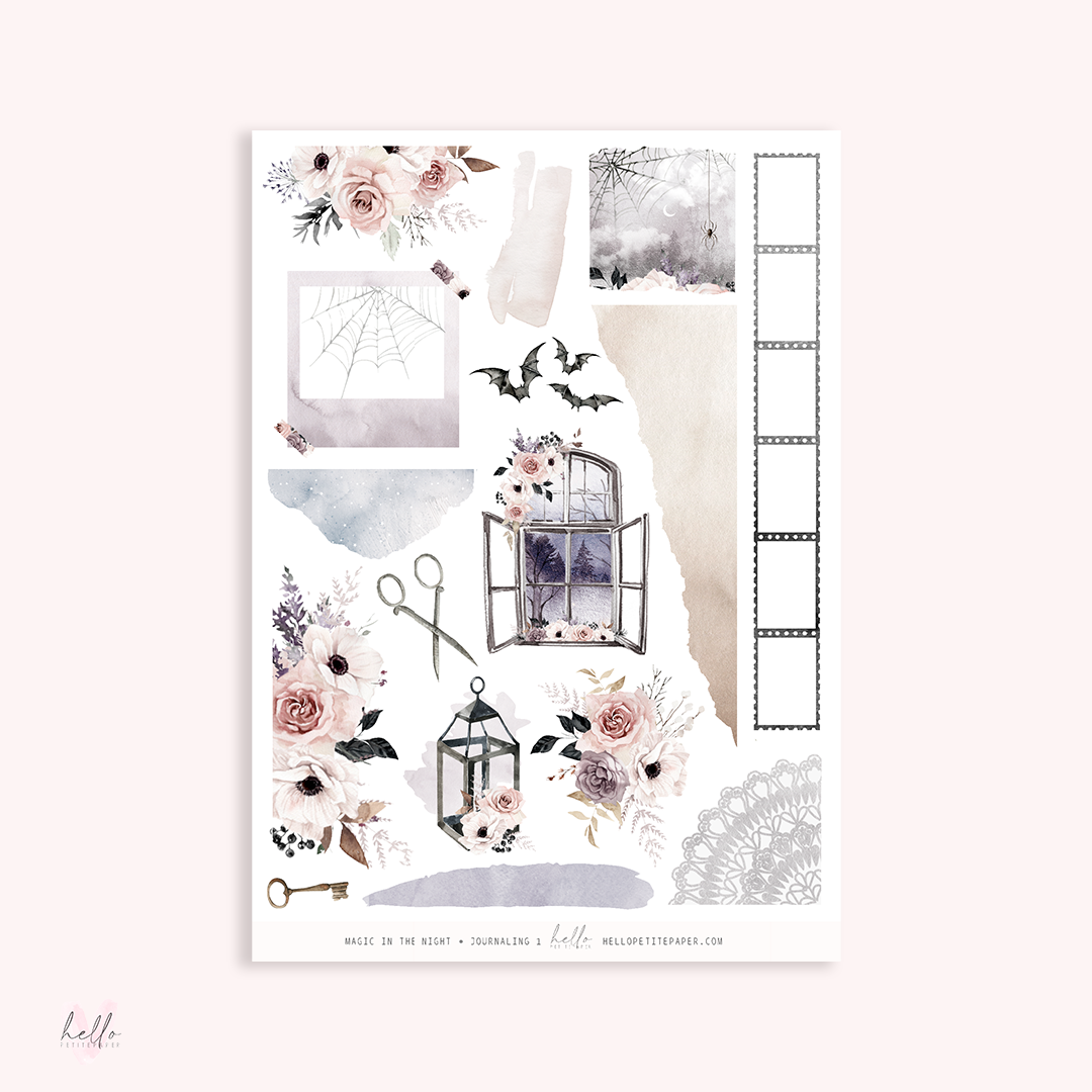 Magic in the night - Journaling Sticker Kit