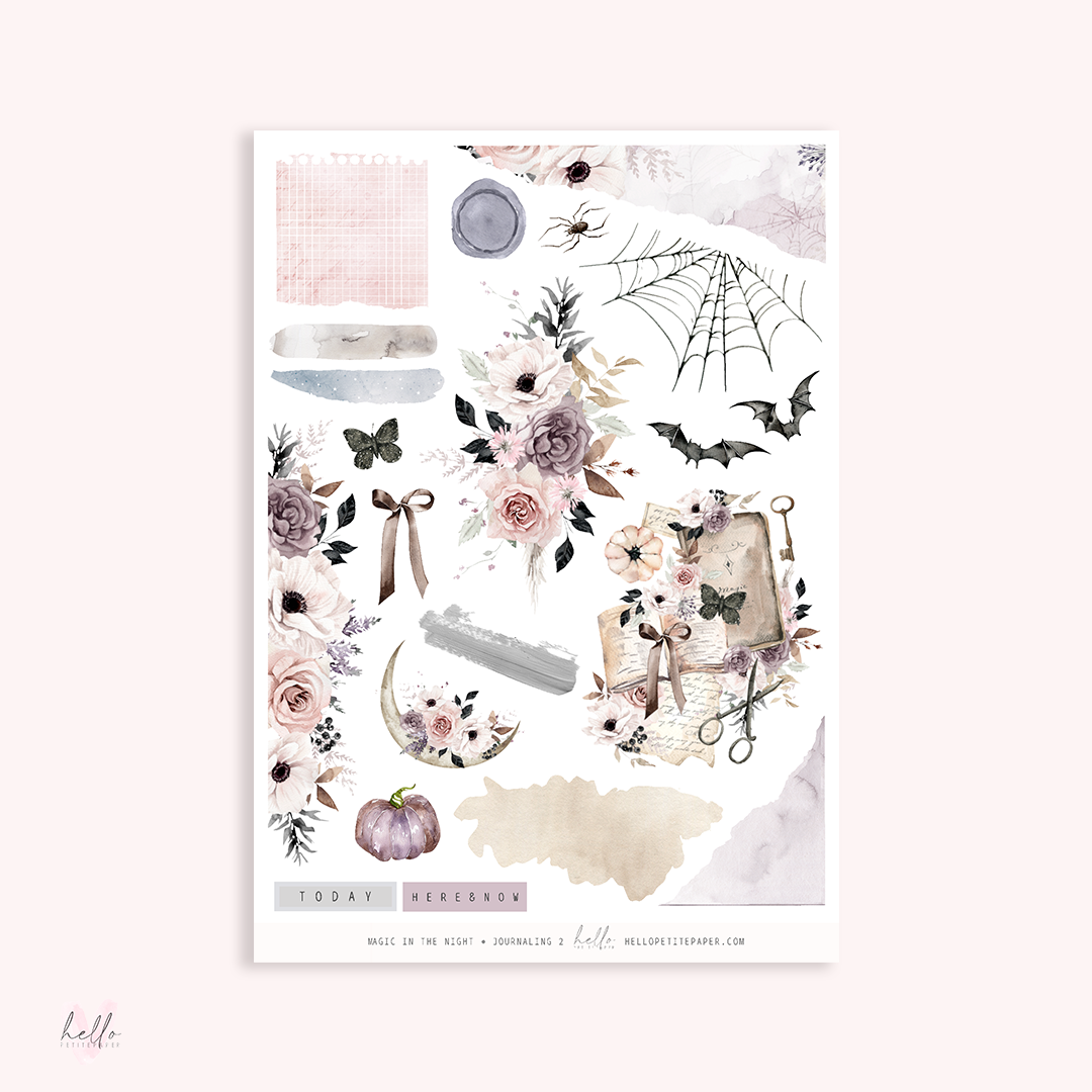 Magic in the night - Journaling Sticker Kit