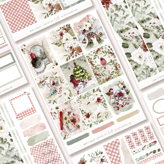 Merry and Bright  -  planner sticker kit