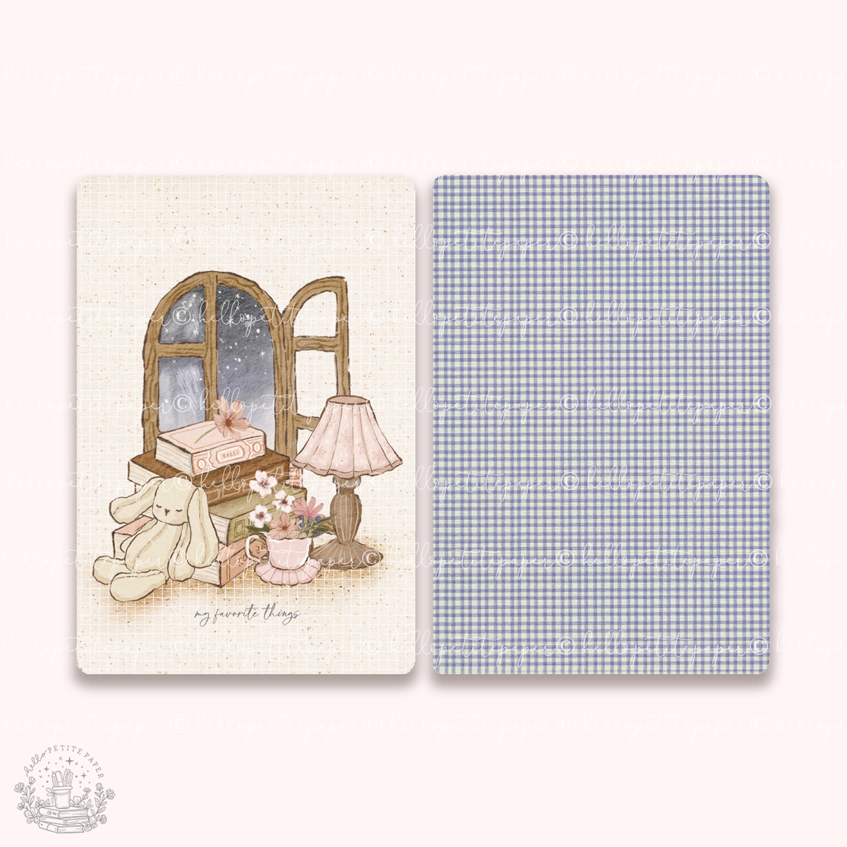 Sticker book (My favorite things) - reusable sticker storage (A018)