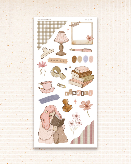 Doodle deco stickers -  My favorite things 01.